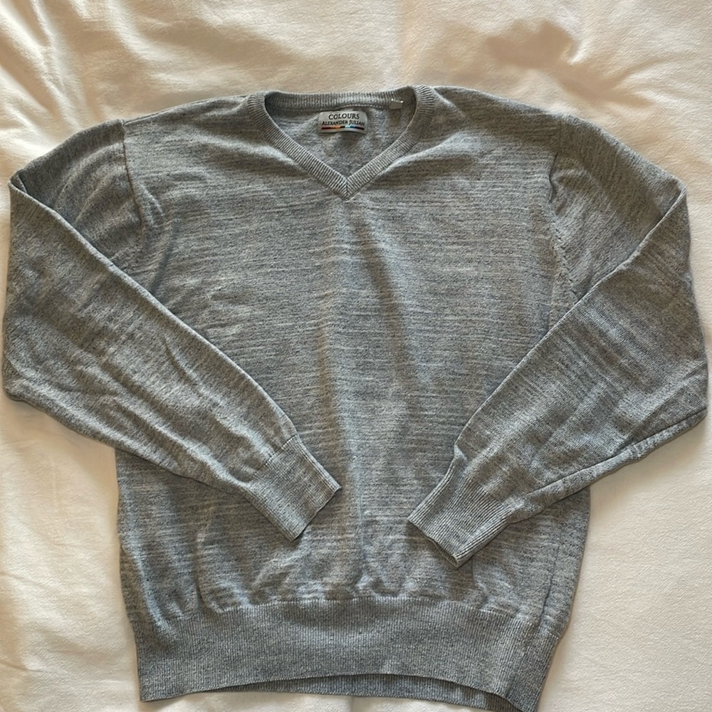 Alexander Julian heather gray sweater